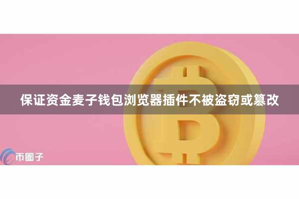 保证资金麦子钱包浏览器插件不被盗窃或篡改