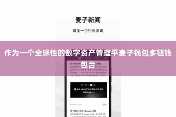作为一个全球性的数字资产管理平麦子钱包多链钱包台